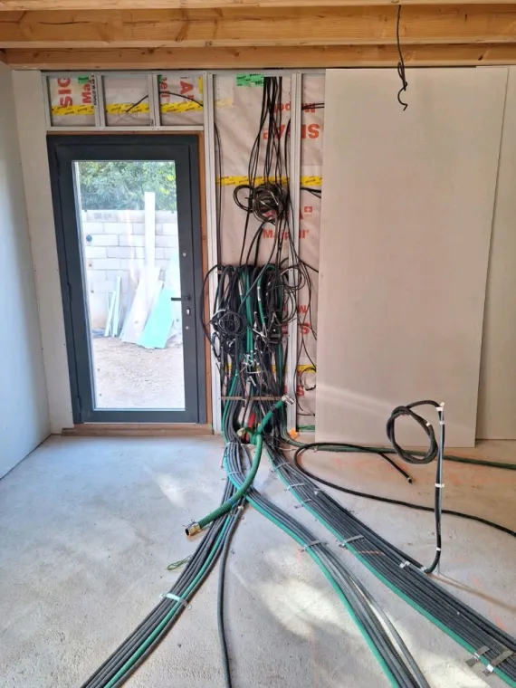 Deuxième partie : installation électrique d'une maison neuve à Aubagne , Septèmes-les-Vallons, SRTC
