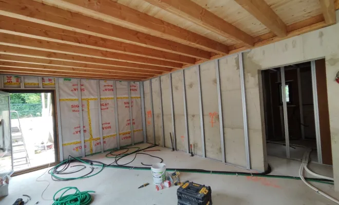 Installation électrique de maison en bois neuve à Aubagne, Septèmes-les-Vallons, SRTC