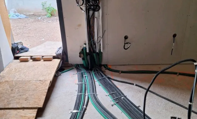 Deuxième partie : installation électrique d'une maison neuve à Aubagne , Septèmes-les-Vallons, SRTC